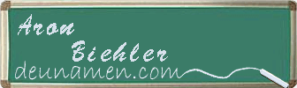 Aron Biehler Visitenkarte